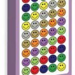 PURPLE PEACH STICKERS SMILEY
