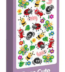 PURPLE PEACH STICKERS BUGS CUTE