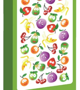 PURPLE PEACH STICKERS FRUIT FUNKY