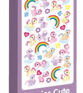 PURPLE PEACH STICKERS PONIES CUTE