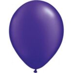 QUALATEX  PEARL QUARTZ PURPLE 11″ (PACK OF 25 ROUND BALLOONS).