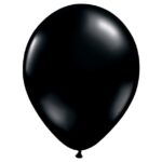 QUALATEX PEARL ONYX BLACK 5″(PACK OF 100 ROUND BALLOONS).