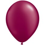 QUALATEX PEARL BURGUNDY 5″(PACK OF 100 ROUND BALLOONS).