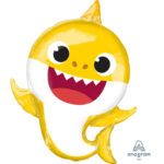 ANAGRAM 26″ PING-FONG BABY SHARK SUPERSHAPE FOIL BALLOON