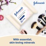 JOHNSON’S MAKE UP BE GONE 5-IN-ONE  EXTRA SENSITIVE CLEANSING WIPES, ALL SKIN TYPE – 25 WIPES