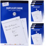 JUST STATIONERY DUPLICATE BOOK 1-80 NUMBERED PAGES PACK OF 12 BOOKS
