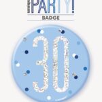 GLITZ BLUE BADGE NUMBER 30