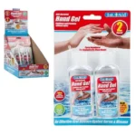 1ST AID ANTI BACTERIALHAND GEL PACK OF 2, 60ML: CASE OF 12