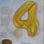 34″ GOLD FOIL BALLOON N-4