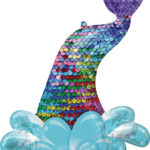 ANAGRAM 27″X39″ MERMAID SEQUIN TAIL SUPERSHAPE BALLOON