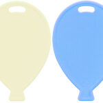 BALLOON SHAPE WEIGHTS PASTEL MIX 100PCS