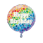 UNIQUE 18″ RAINBOW HAPPY BIRTHDAY BALLOONS