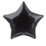 UNIQUE 20″ STAR BLACK FOIL BALLOON