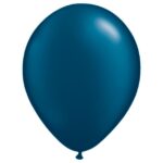 QUALATEX PEARL MIDNIGHT BLUE 5″(PACK OF 100 ROUND BALLOONS).