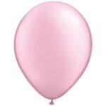 QUALATEX PEARL PINK 5″(PACK OF 100 ROUND BALLOONS).