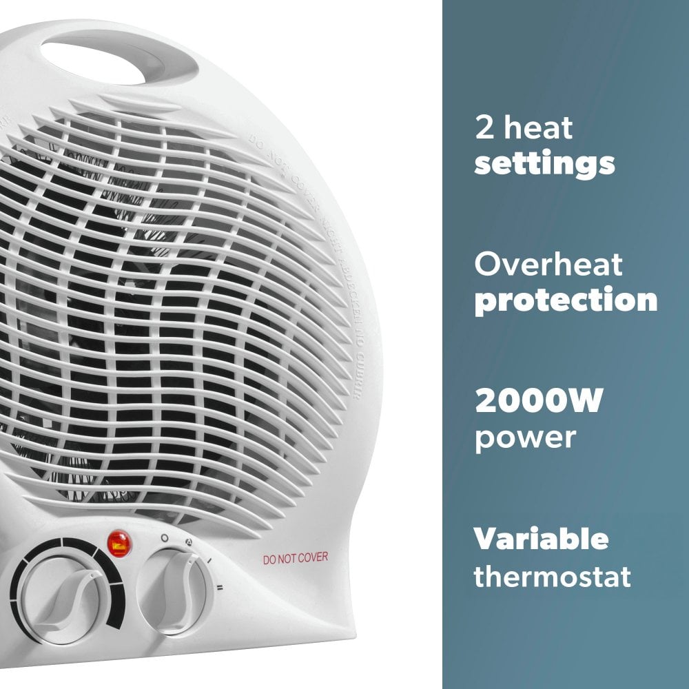 DAEWOO 2000W FAN HEATER - Image 3