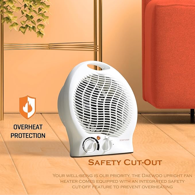 DAEWOO 2000W FAN HEATER - Image 5