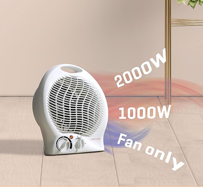 DAEWOO 2000W FAN HEATER - Image 4