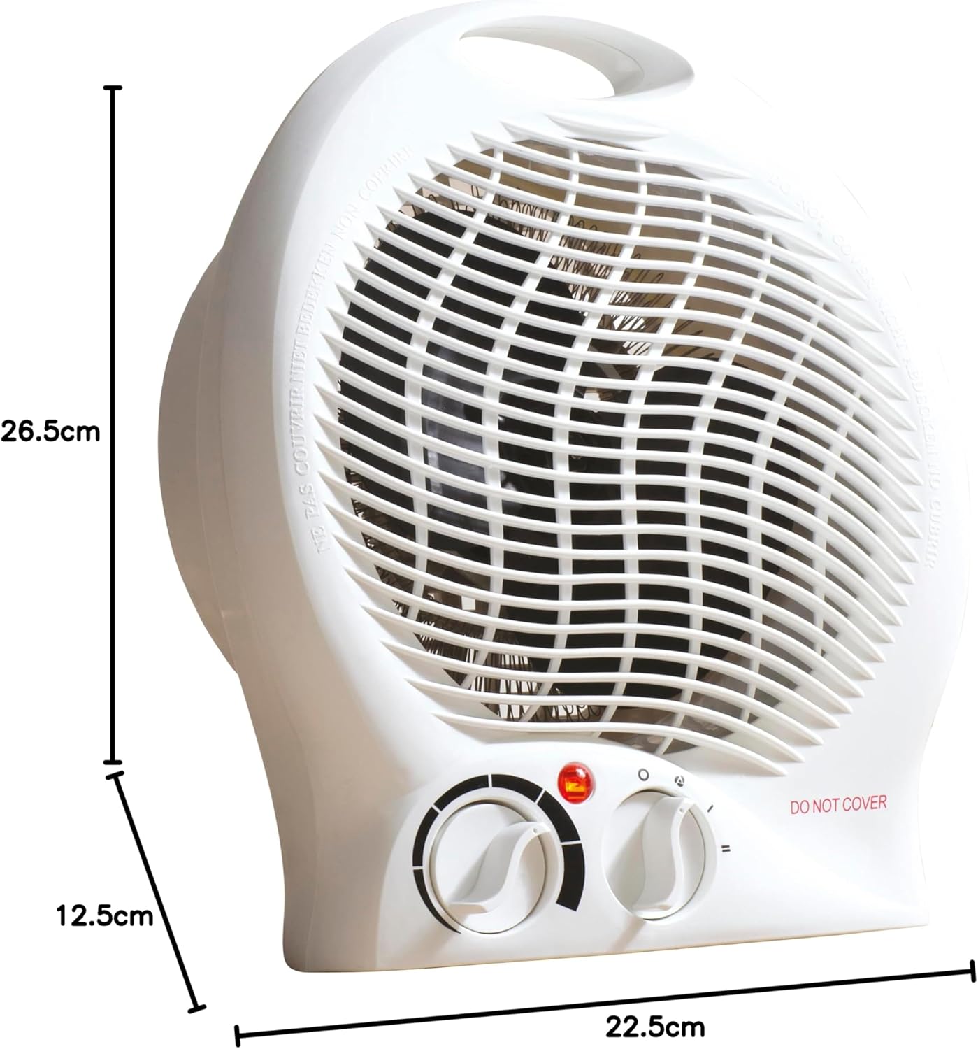 DAEWOO 2000W FAN HEATER - Image 2