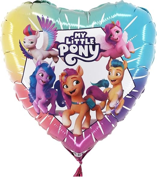 MY LITTLE PONY 18IN HEART FOIL BALLOONS - Image 2