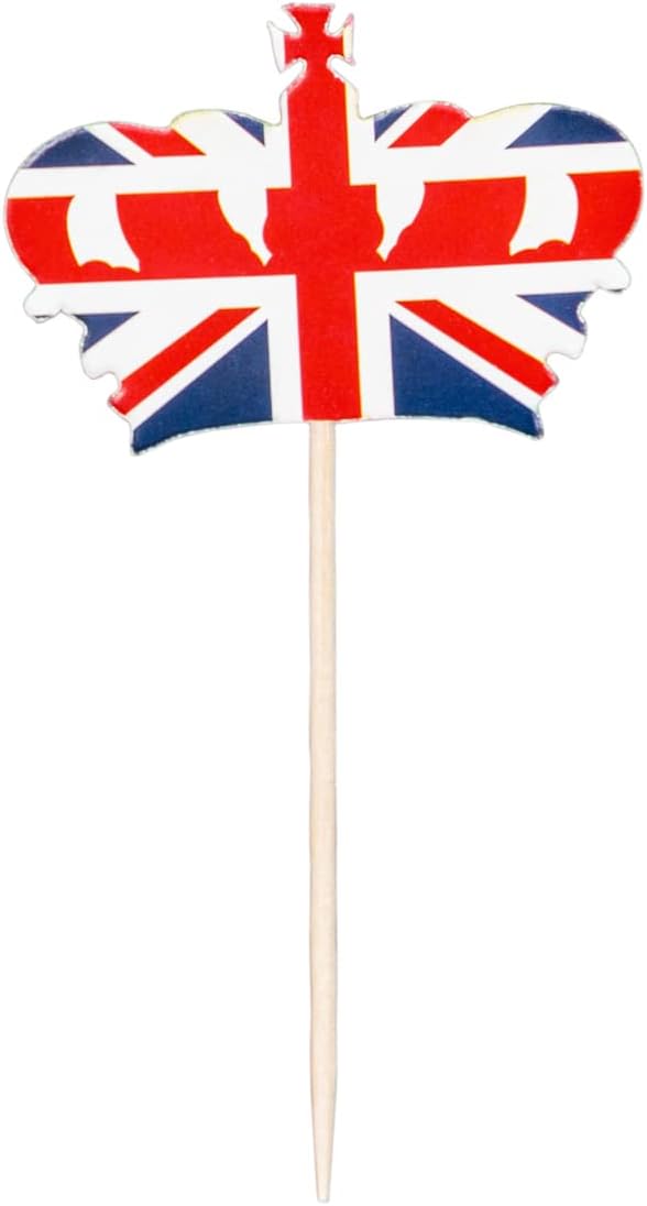 UNION JACK CROWN TOOTHPICKS 30PC - Image 3