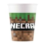 MINECRAFT PAPER CUPS PK8