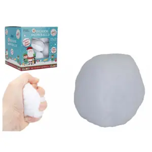 SNOW WHITE 20 INDOOR SNOWBALLS IN COLOUR BOX