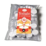ESSENTIAL 4 HOUR TEALIGHTS PK50
