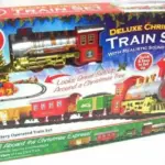 CHRISTMAS TRAIN SET WITH SOUND & LIGHT ACTION