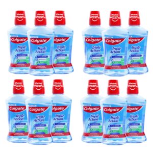 Colgate Triple Action Mouthwash 500 ml Pack 12