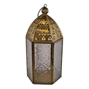 KASBAH LANTERN 21.5X10CM