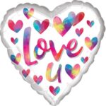 ANAGRAM 17IN COLOUR SPLASH LOVE YOU FOIL