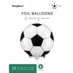 PARTYDECO 18IN SOCCER BALL FOIL BALLOON