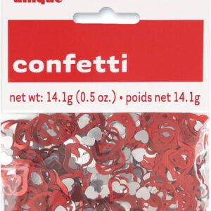UNIQUE HEARTS FOIL CONFETTI 5OZ