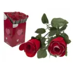 55CM DELUXE ARTIFICIAL GLITTER ROSE