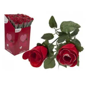 55CM DELUXE ARTIFICIAL GLITTER ROSE