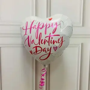 QUALATEX 18" CASUAL SCRIPT VALENTINES FOIL
