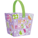 PAPER LILAC EASTER EGG HUNT BASKET