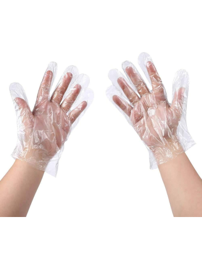 EMERGECNY DISPOSABLE GLOVES , PACK OF 100