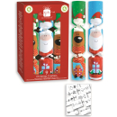 CHRISTMAS CRACKERS 9X8" SANTA & FRIENDS