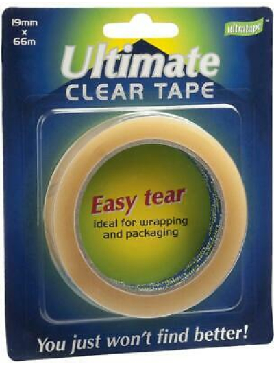 ULTIMATE 19MM X 66M EASYTEAR TAPE