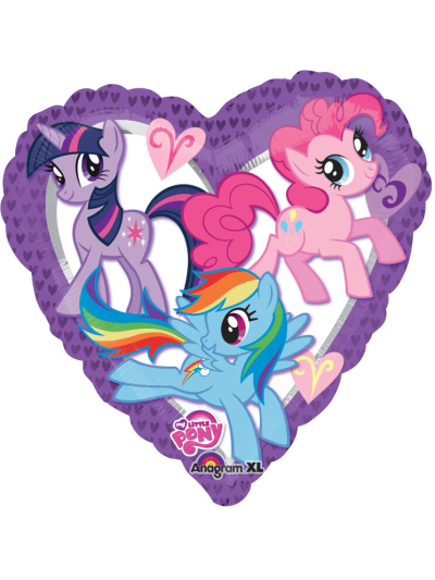 ANAGRAM 17"MY LITTLE PONY HEART FOIL