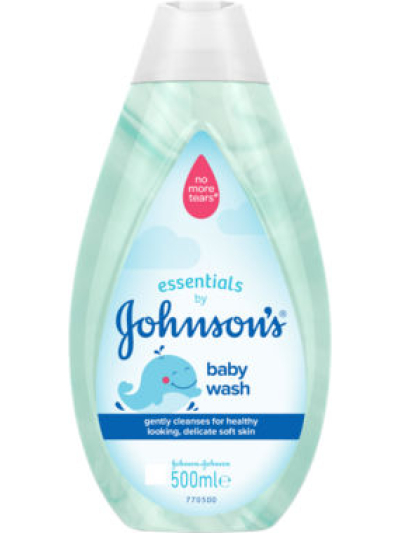 JOHNSONS ESSENTIALS BABY WASH 500ML