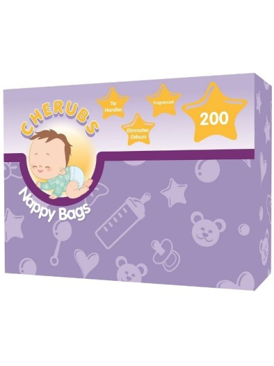 CHERUBS NAPPY BAGS PACK OF 200