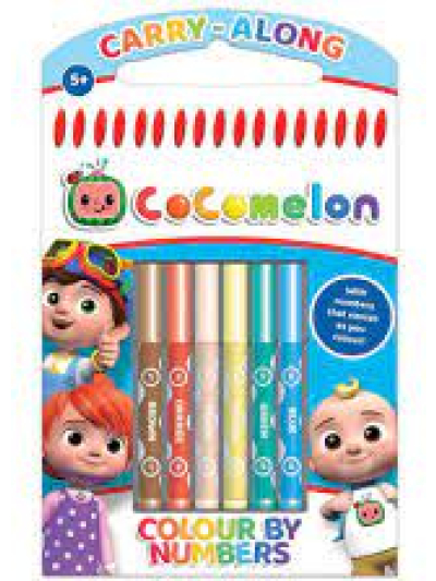 COCOMELON COLOUR BY NUMBERS SET