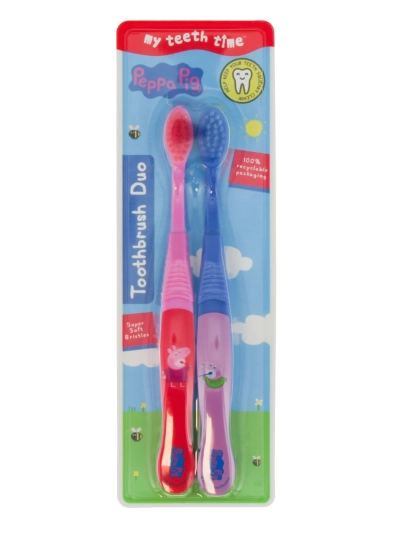 PEPPA PIG TOOTHBRUSH DUO