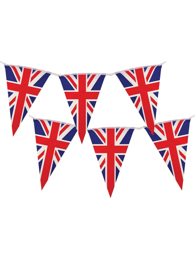 UNION JACK BUNTING 10M 25 FLAGS