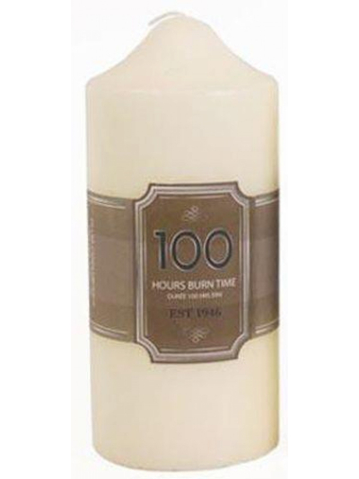 7X16 OVERDIPPED CHURCH PILLAR CANDLE 100 HOURS BURN TIME