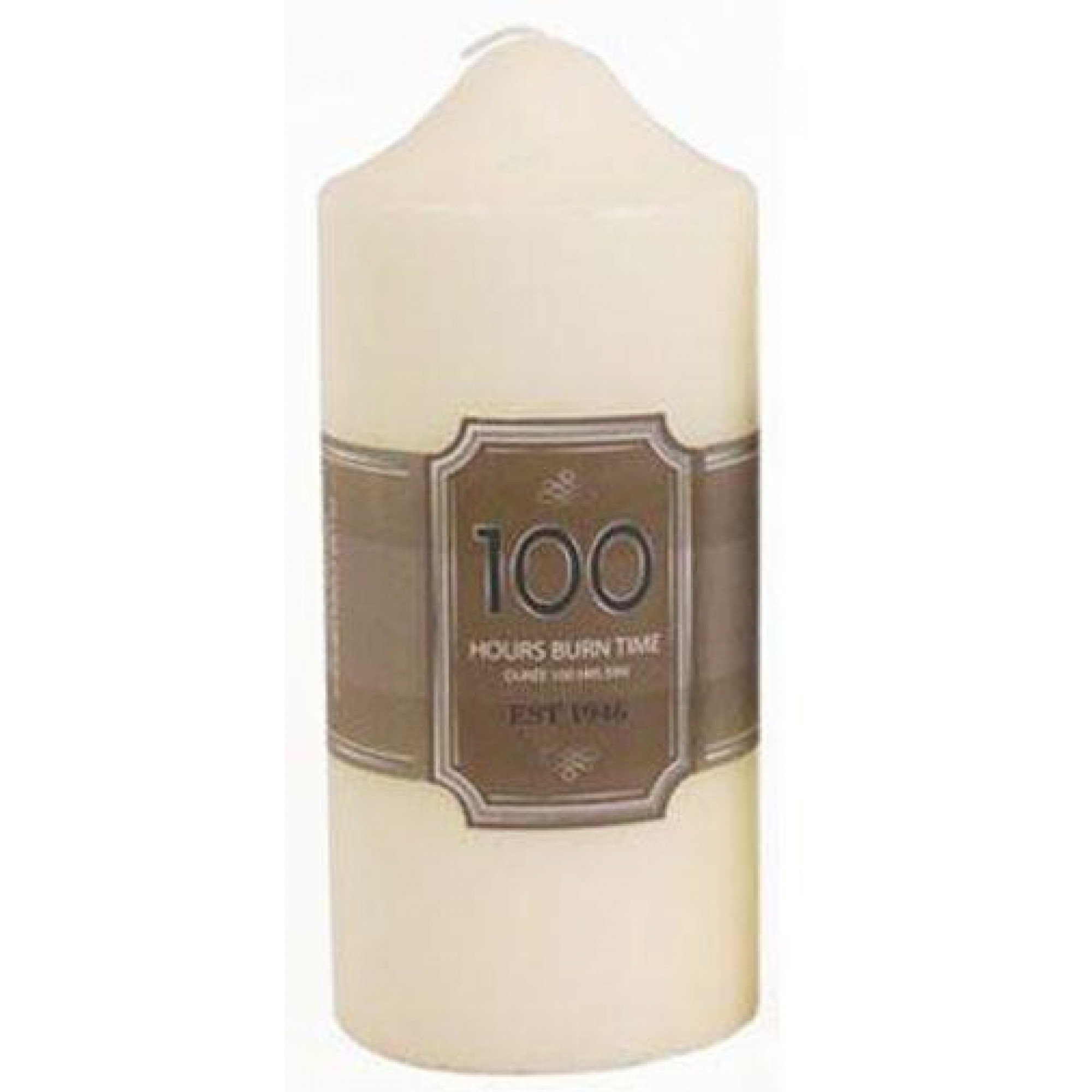 7X16 OVERDIPPED CHURCH PILLAR CANDLE 100 HOURS BURN TIME