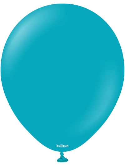 KALISAN 5IN TURQUOISE BALLOONS PK100